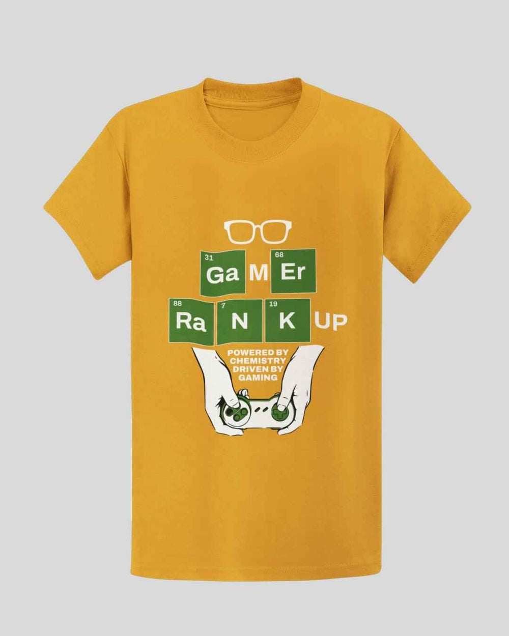 Gamer Rankup T-shirt in Mustard