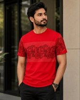 Crimson Vogue Graphic T-Shirt