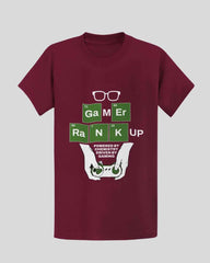 Gamer Rankup T-shirt in Wine