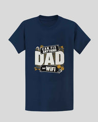 Dad Can Fix Anything T-shirt in Navy