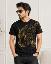 Golden Panther Graphic T-Shirt