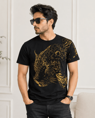 Golden Panther Graphic T-Shirt