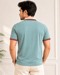 Arctic Blue Signature Polo T-Shirt