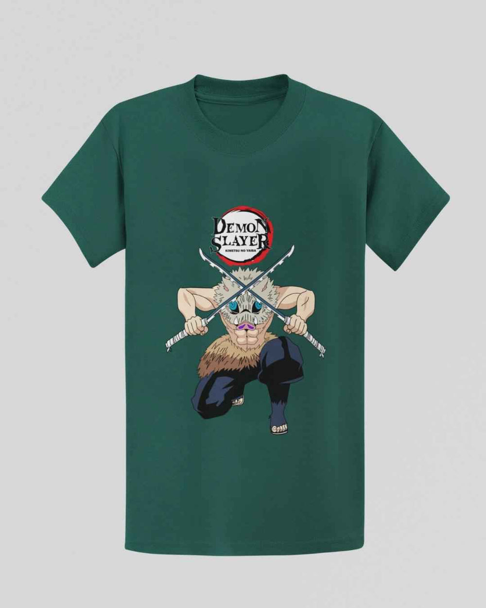 Demon Slayer Anime T-shirt in Basil Green