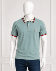 Arctic Blue Signature Polo T-Shirt
