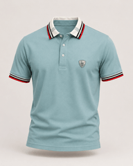 Arctic Blue Signature Polo T-Shirt