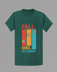 Fall Rise Fly Again T-shirt - Basil Green