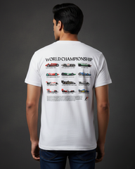 Classic F1 Era Cars Collection Graphic Tee in White