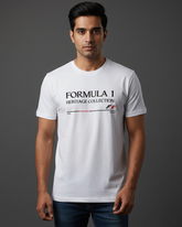 Classic F1 Era Cars Collection Graphic Tee in White