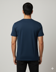 Lion Face Round Neck Party T-shirt