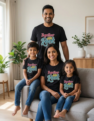 Together We Rock Family T-shirt in Black
