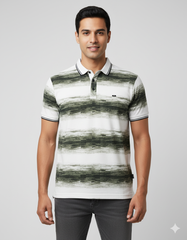 Horizontal Strips Fashion T-shirt