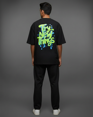 'Try New Things' Neon Slime Co-ord Set