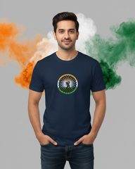 Flag Chakra T-shirt - Navy