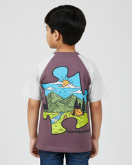 Puzzels Kid's Oversized T-shirt