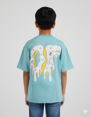 Smile Face Kid's Oversized T-shirt