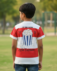 Popcorn Lover Kid's Oversized T-shirt