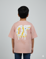 Smile Face Kid's Oversized T-shirt