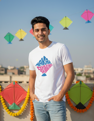 Makar Sankranti T-shirt - White