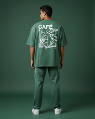 The 'Café Frais' Skater Graphic Co-ord Set
