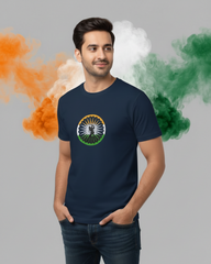 Flag Chakra T-shirt - Navy