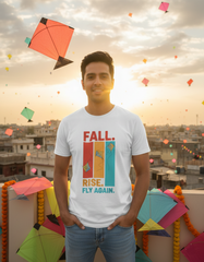 Fall Rise Fly Again T-shirt - White