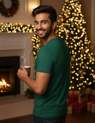 Merry & Cozy Christmas T-shirt - Basil Green