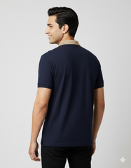 Golden Collar Polo Fashion T-shirt