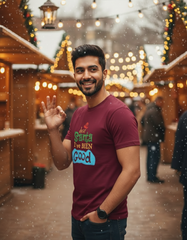 Dear Santa Christmas T-shirt - Wine