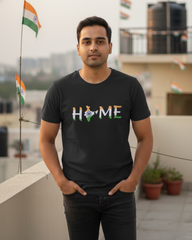 India is My Home T-shirt - Black