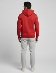 Unisex Solid Hoodie in Red