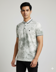 White Polo Fashion T-shirt