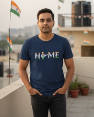 India is My Home T-shirt - Navy