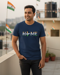 India is My Home T-shirt - Navy