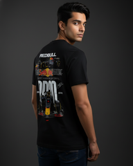 High Speed Track Dominance Graphic T-Shirt in Black