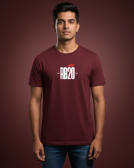 High Speed Track Dominance Graphic T-Shirt in Maroon