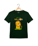 One In A Million Cotton Printed T-shirt for Kids