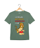 I Spread Happiness Printed T-shirt for Kids