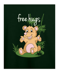 Free Hugs Printed T-shirt for Kids