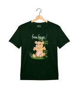 Free Hugs Printed T-shirt for Kids