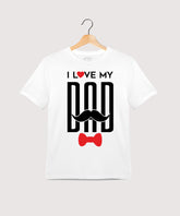 I Love my DAD Printed T-shirt for Kids