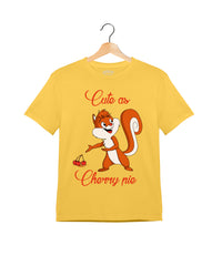 "Cute as Cherry pie" Printed T-shirt for Kids