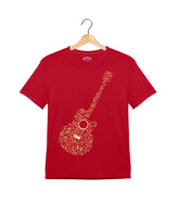 Bass Guitar Printed T-shirt for Kids