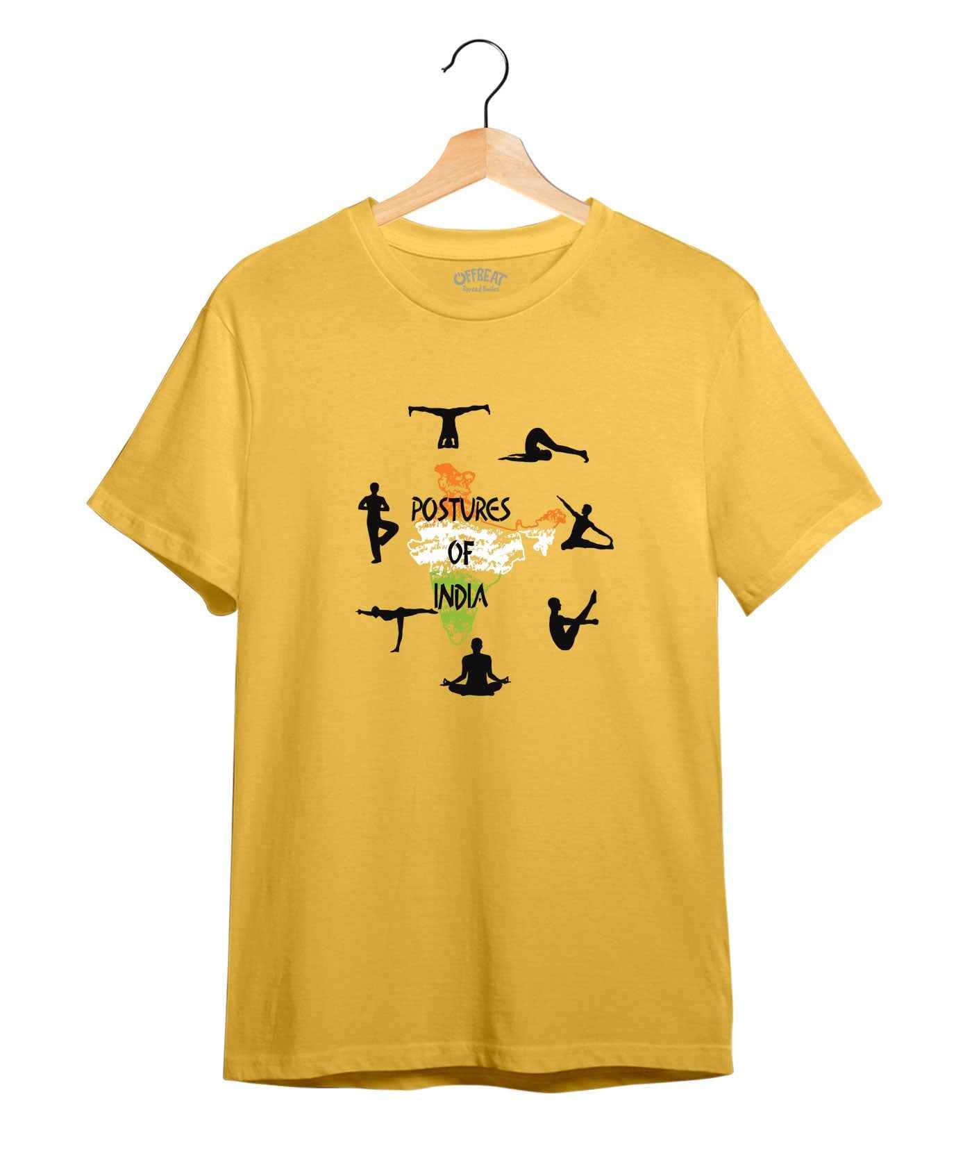 Yoga, Postures of India T-shirt