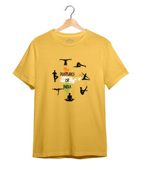 Yoga, Postures of India T-shirt