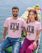 Management and Manager Matching Couple T-shirt - Orchid Purple