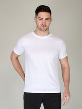 White Half Sleeve Plain T-shirt