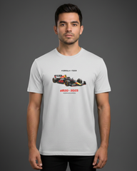 Track Warrior Motorsport Printed Tee in White