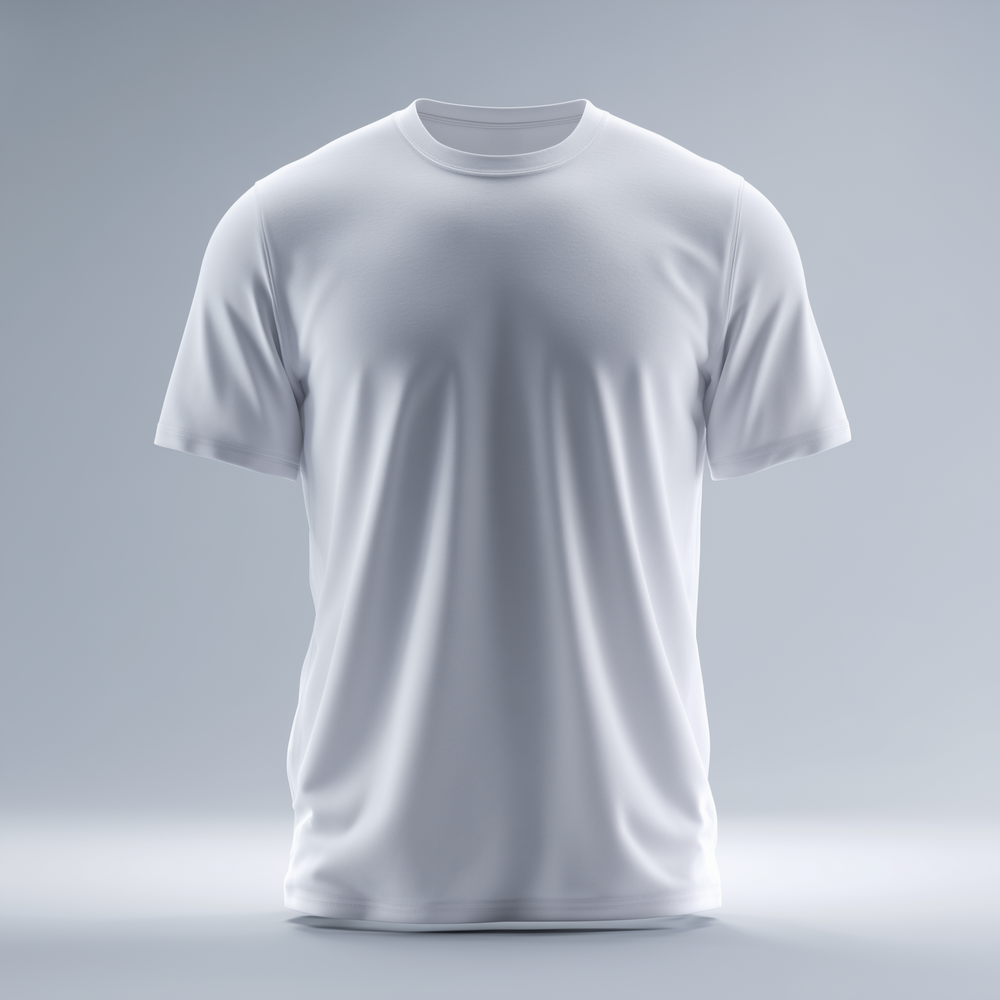 Black & White Cotton Lycra Stretch T-Shirt Combo