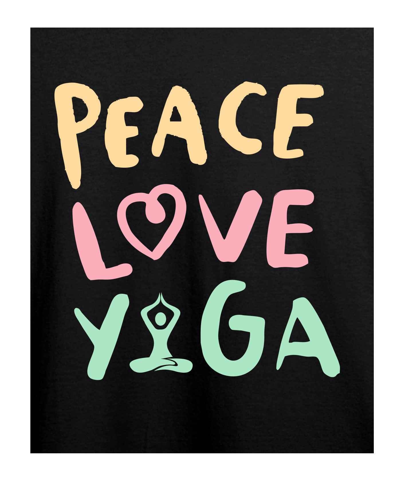 Peace Love Yoga T-shirt
